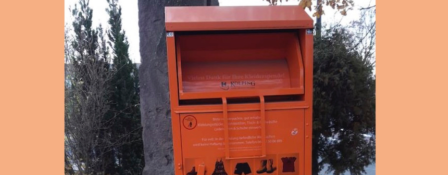 Neue Kolpingkleider Container im Hünfelder Norden